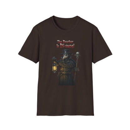 Gothic Plague In-sane Doctor T-Shirt, Unisex Softstyle Tee, Spooky Halloween Tee, Halloween Costume Shirt, Gift for Whovians, Dark Humor [...]