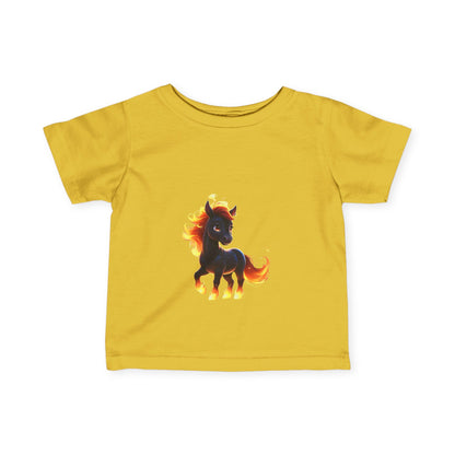 Fire Pony Infant Tee - Cute Kids T-Shirt for Animal Lovers