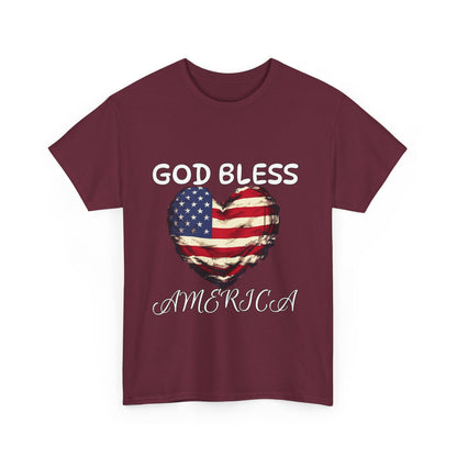 God Bless America Unisex Heavy Cotton Tee