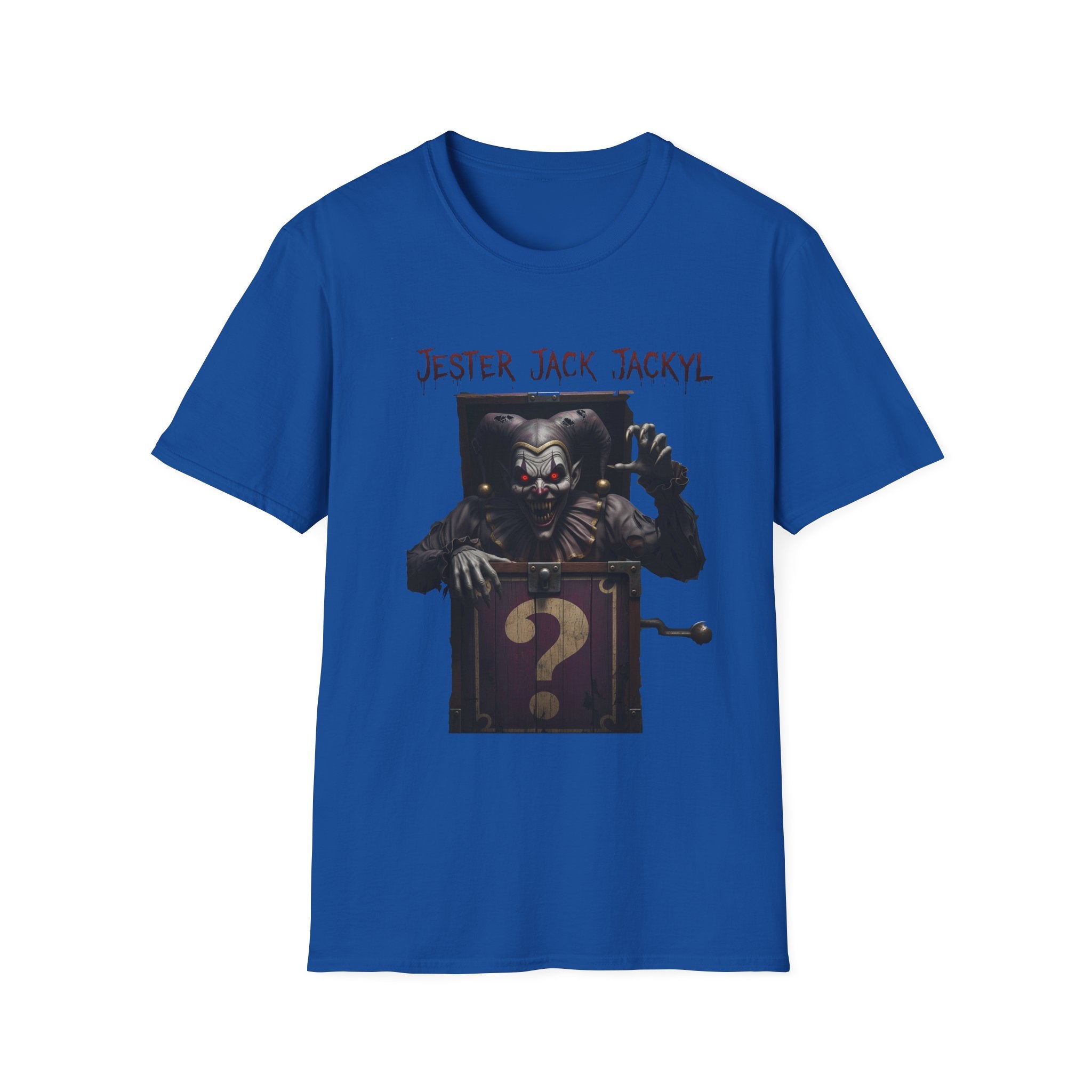 Jester Jack Jackyl Creepy Clown Graphic T-Shirt, Perfect for Halloween, Horror Fans, Scary Movie Night, Unisex Gift, Fun Adult Apparel
