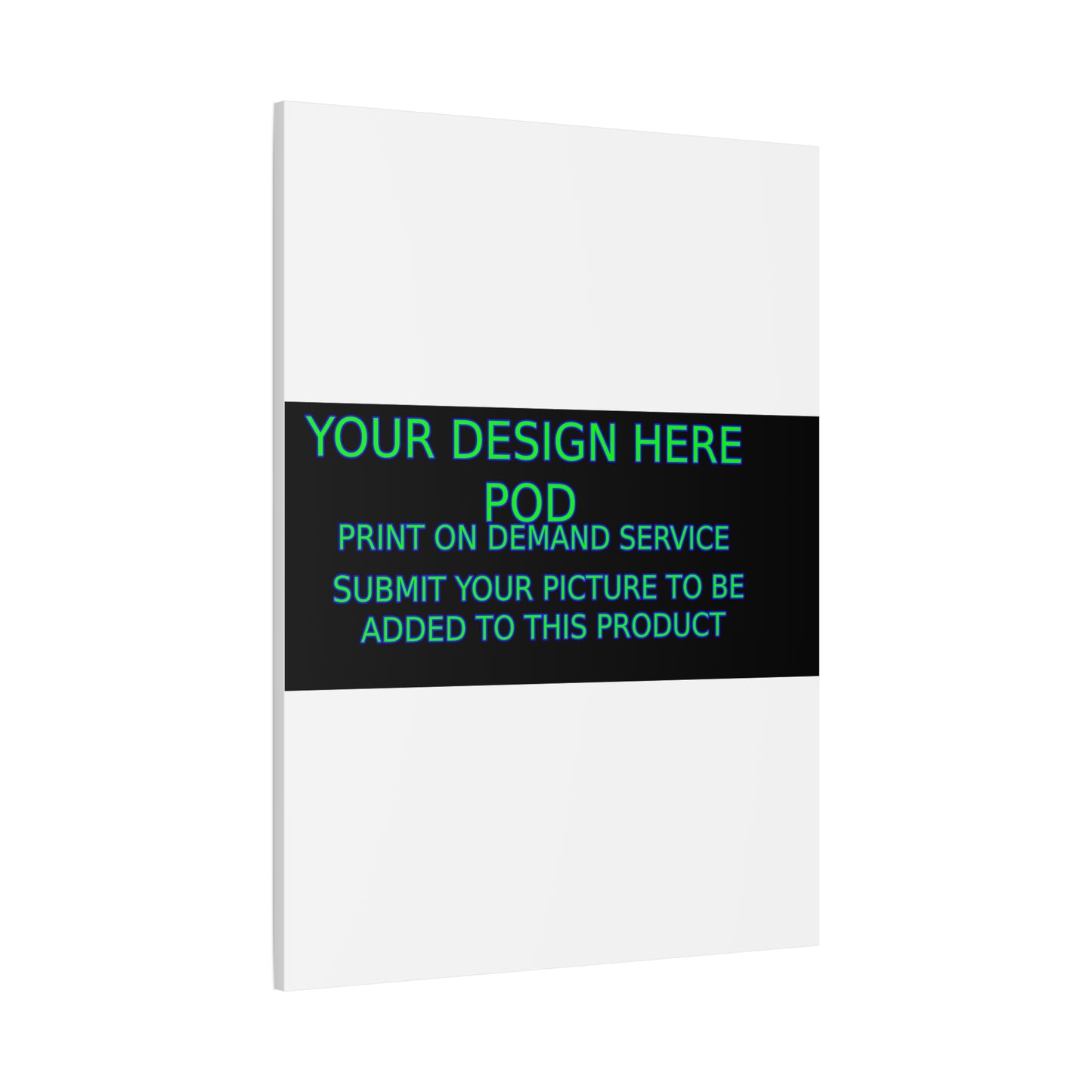 Custom Matte Canvas Print - Create Your Design