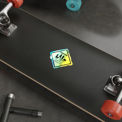 Slippery Holographic Die-cut Stickers