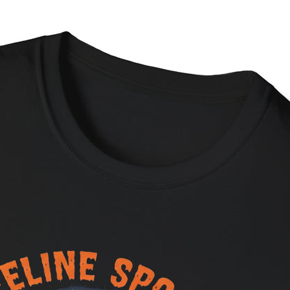 Feline Spooky T-Shirt, Halloween Cat Tee, Unisex Graphic Shirt, Cute Spooky Shirt, Cat Lover Gift, Autumn Fashion