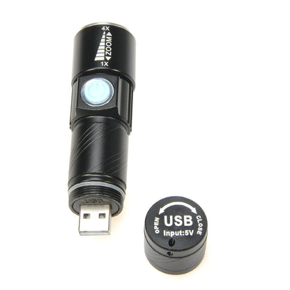 Rechargeable Mini Aluminum Flashlight