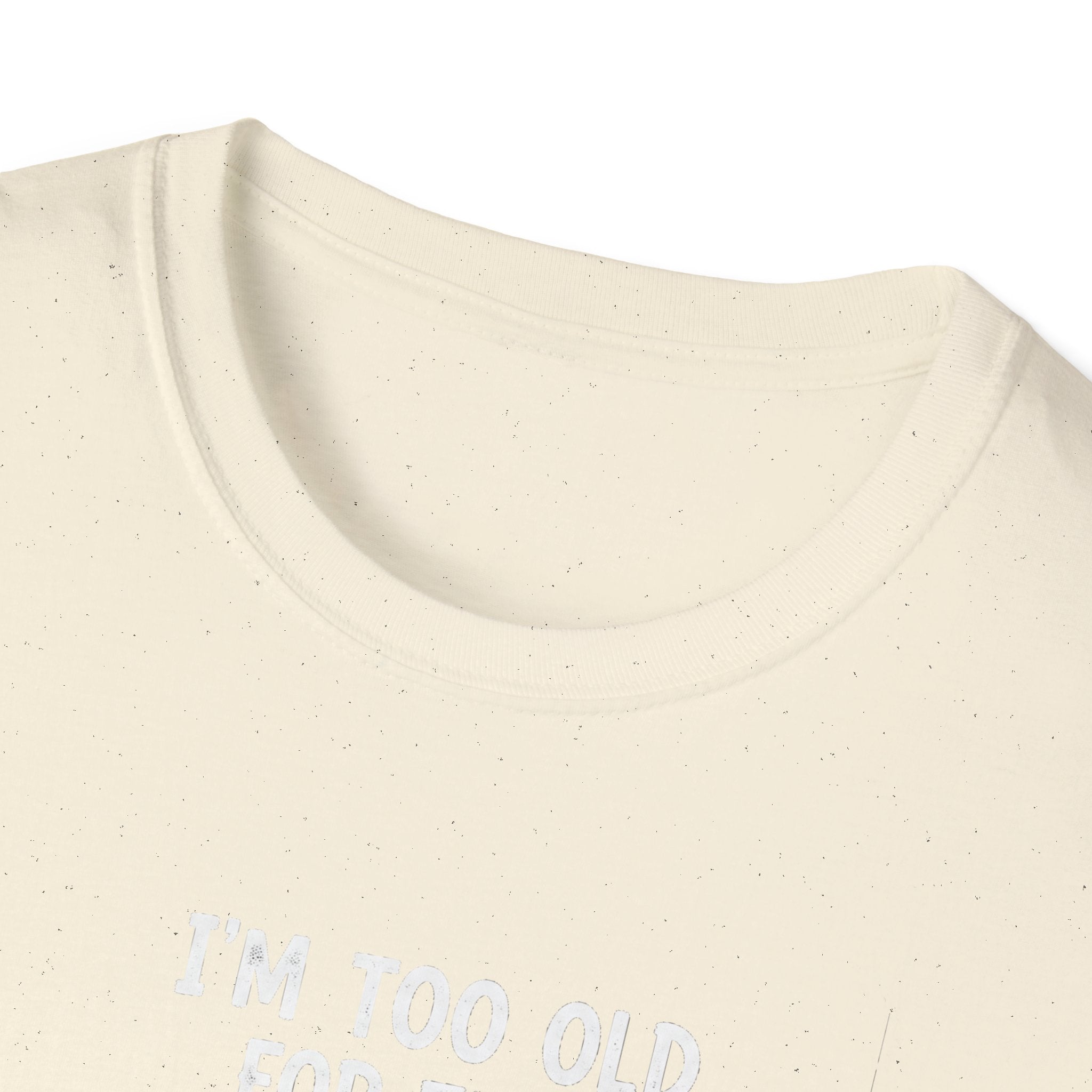 Funny Ghost T-Shirt - I'm Too Old For This Sheet, Halloween Tee, Unisex Humor Shirt, Gift for Adults, Casual Wear