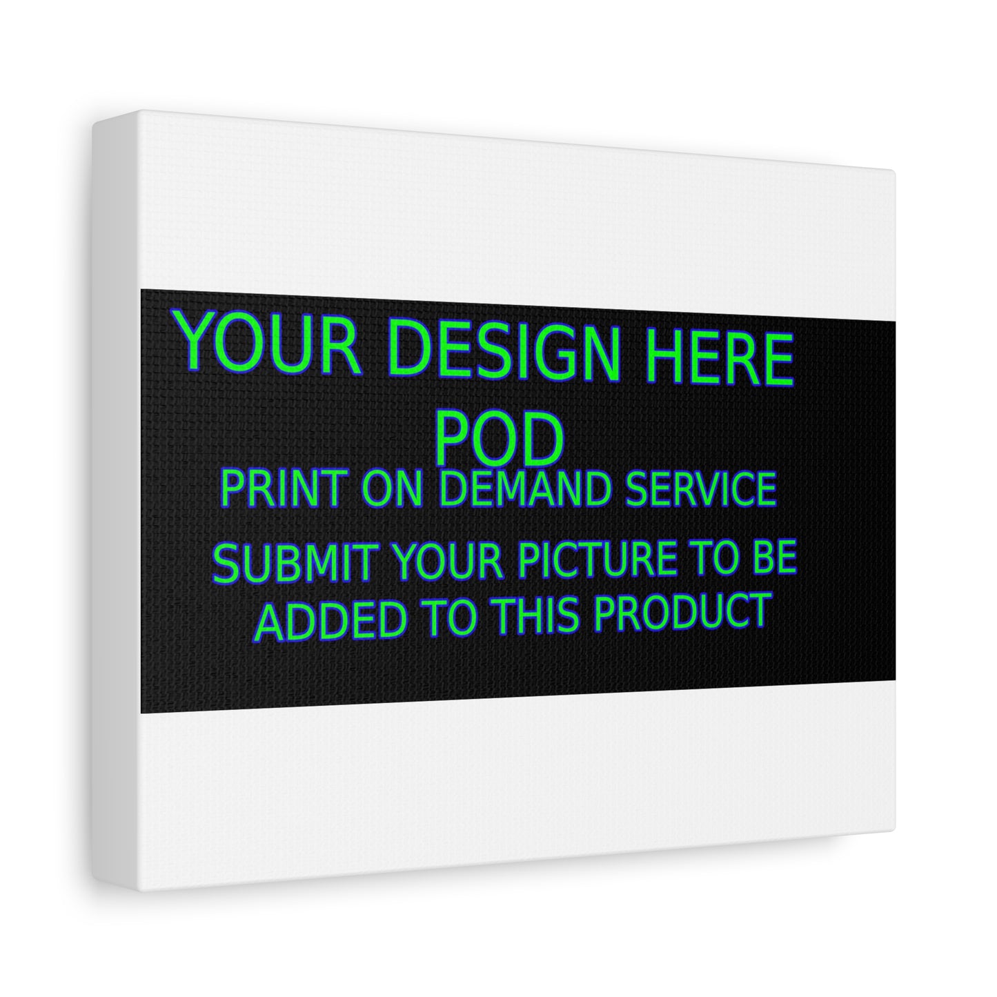 Custom Matte Canvas Print - Create Your Design