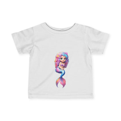 Cute Mermaid Infant Tee - Adorable Baby Shirt with Colorful Design