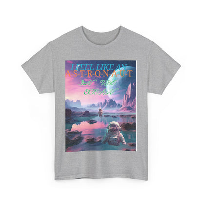 Astronaut In The Ocean Unisex Heavy Cotton Tee