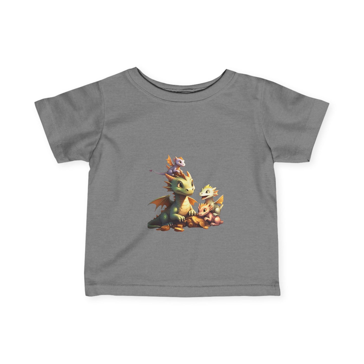 Whimsical Dragon Infant T-Shirt | Cute Baby Tee for Adventurous Kids