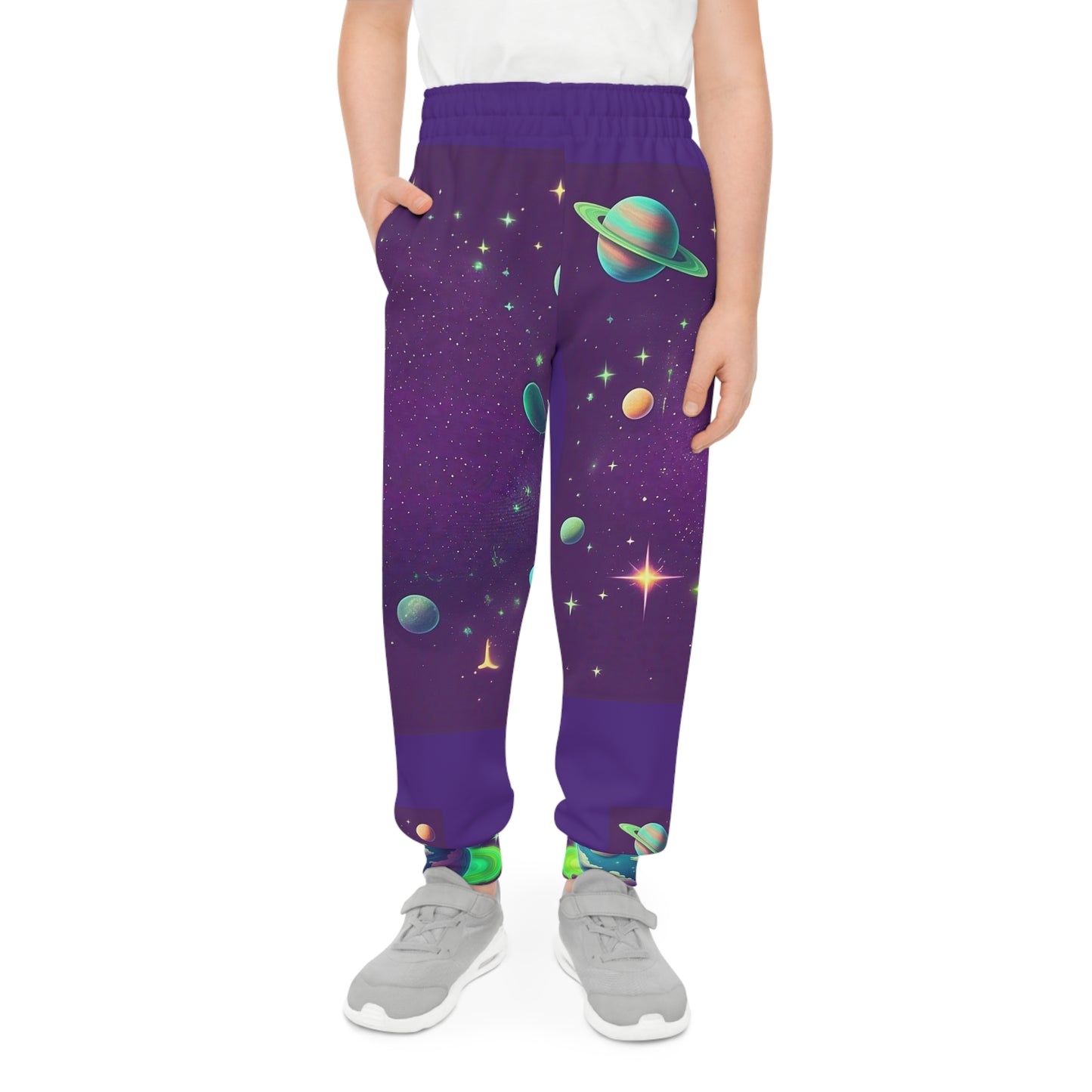 Cosmic Youth Joggers - Galaxy Print for Space Lovers