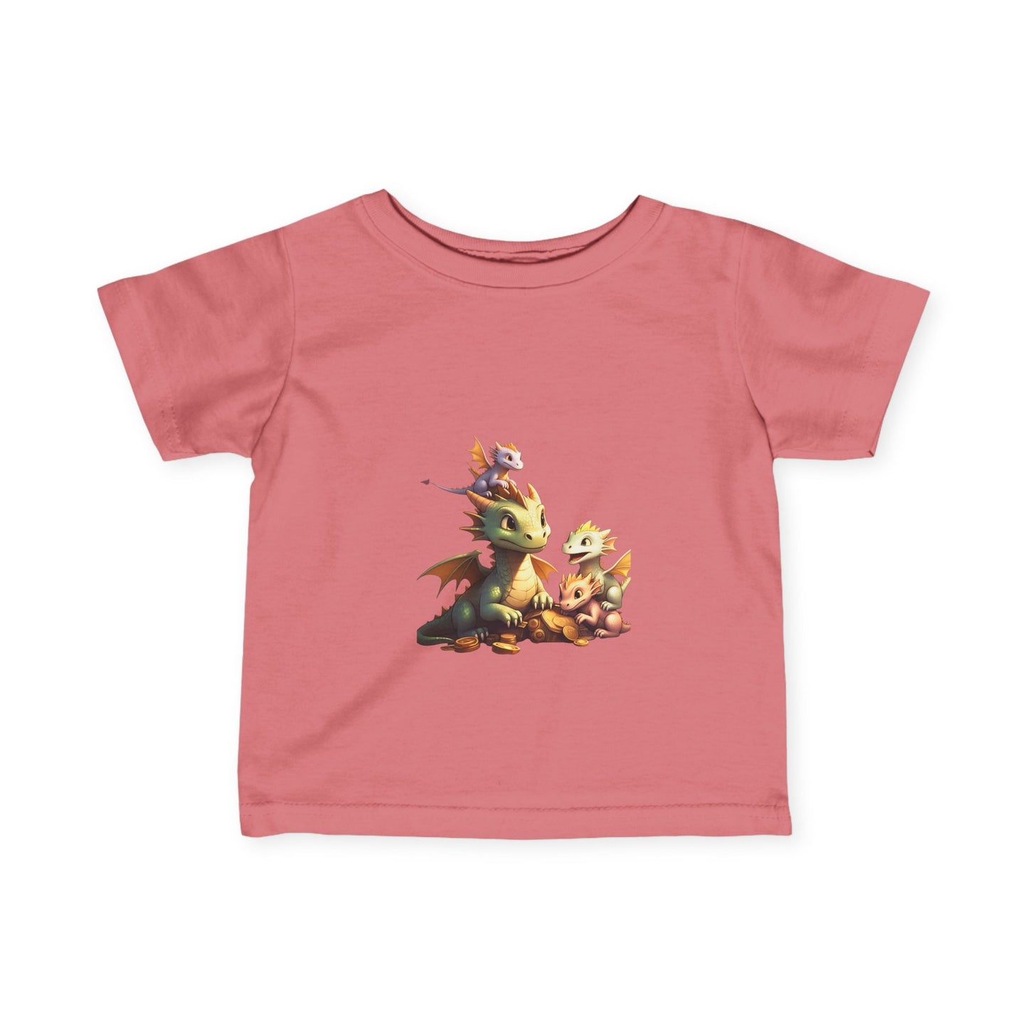 Whimsical Dragon Infant T-Shirt | Cute Baby Tee for Adventurous Kids