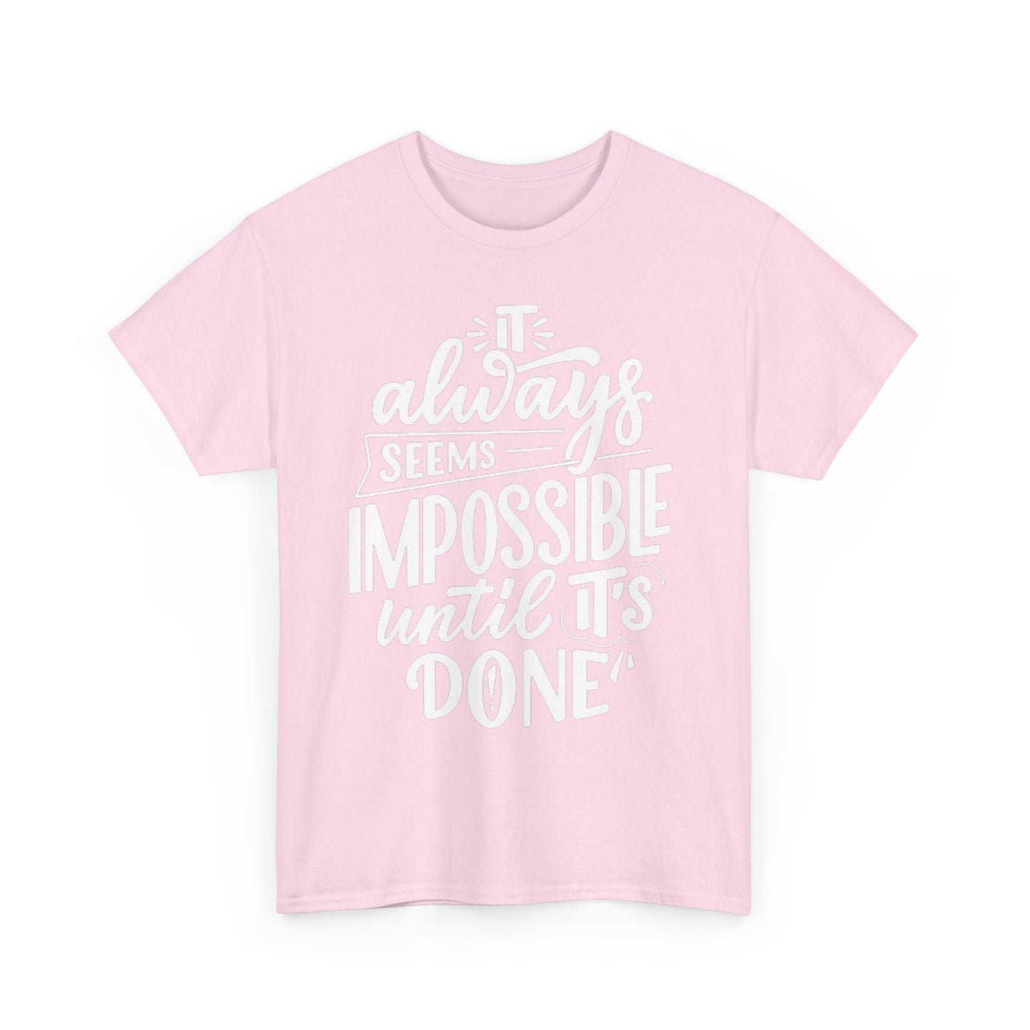 Not Impossible Unisex Heavy Cotton Tee