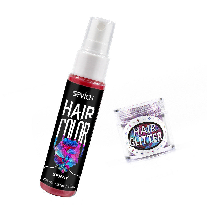 Disposable hair dye spray quick temporary dye