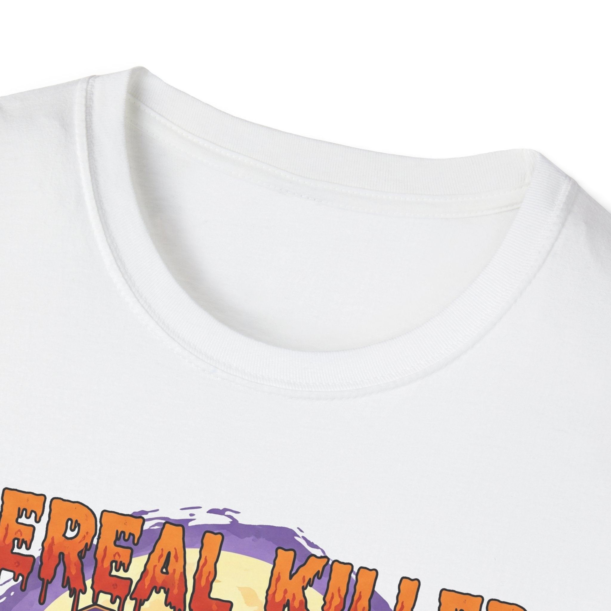 Cereal Killer T-Shirt, Unisex Halloween Shirt, Spooky Graphic Tee, Fun Costume Top, Gag Gift for Halloween, Horror Theme Apparel