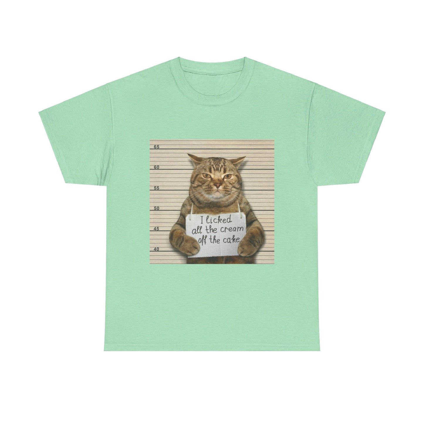 The Cat Did It Unisex Heavy Cotton Tee