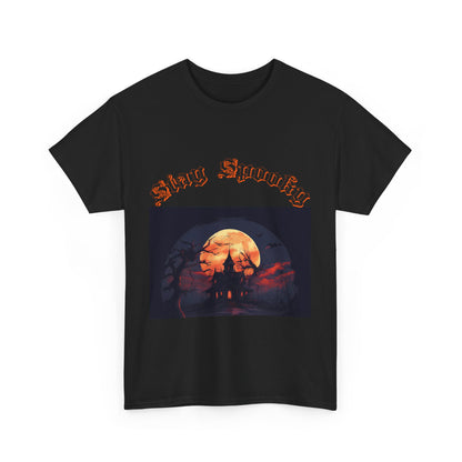 Stay Spooky Unisex Heavy Cotton Tee - Perfect for Halloween and Fall Celebrations