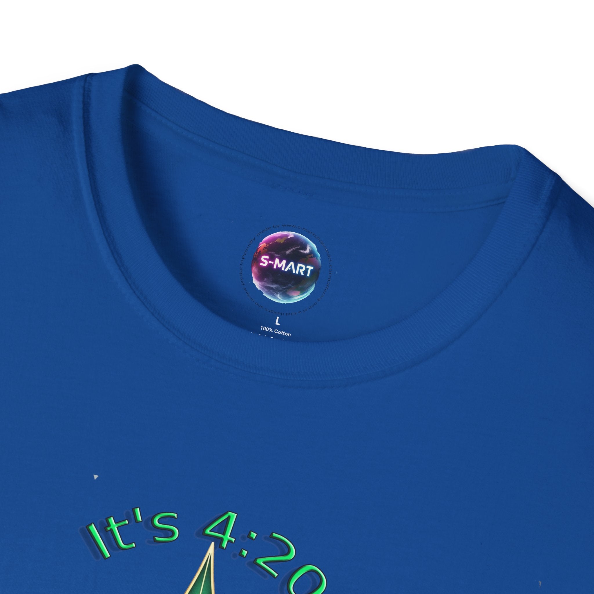 It's 420 Somewhere Vibes Unisex T-Shirt - Perfect for Cannabis Enthusiasts, Gifts, Festivals, Casual Wear, and Celebrations! - S-Mart Shop Smart Treasures