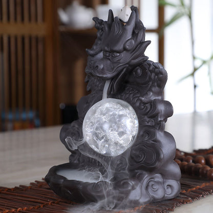 Dragon Playing Beads Sandalwood Aromatherapy Ornaments