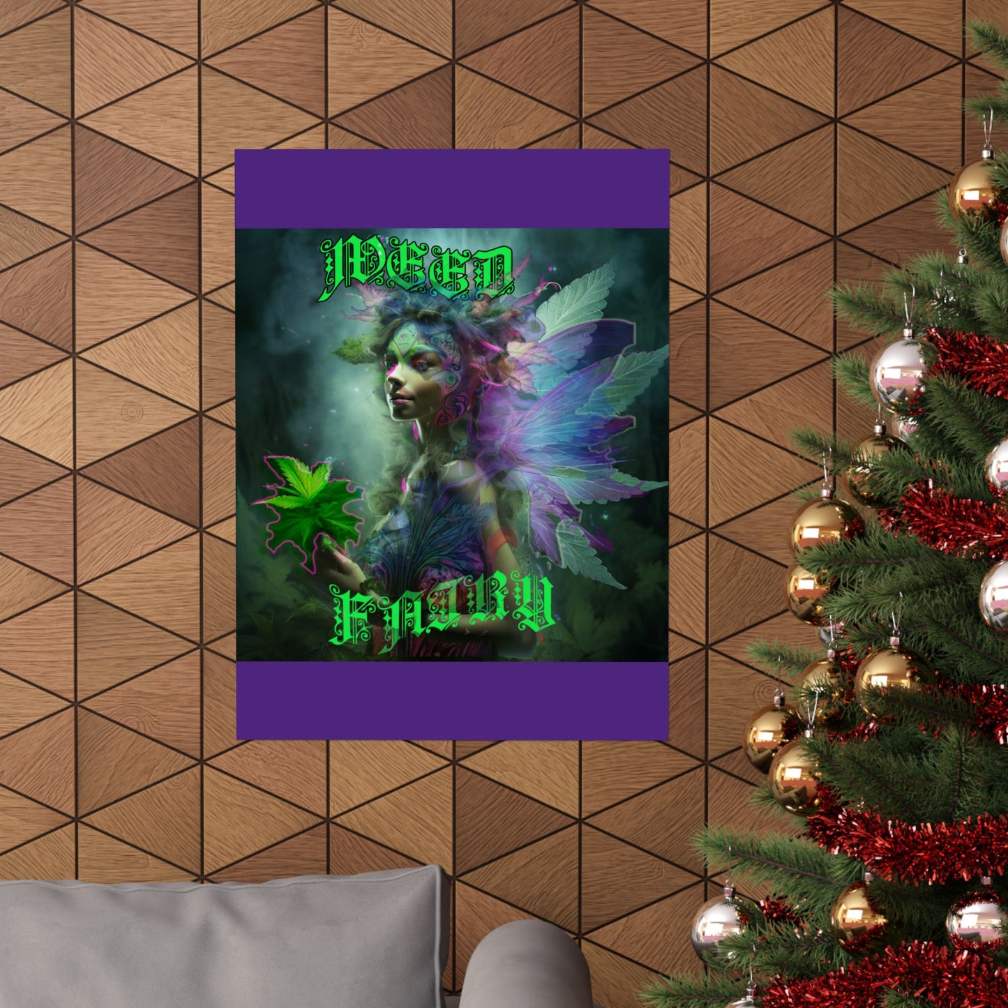 Weed Fairy Matte Vertical Posters