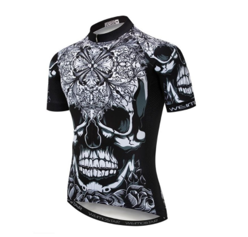 Weimostar skull jersey men's pirate jersey