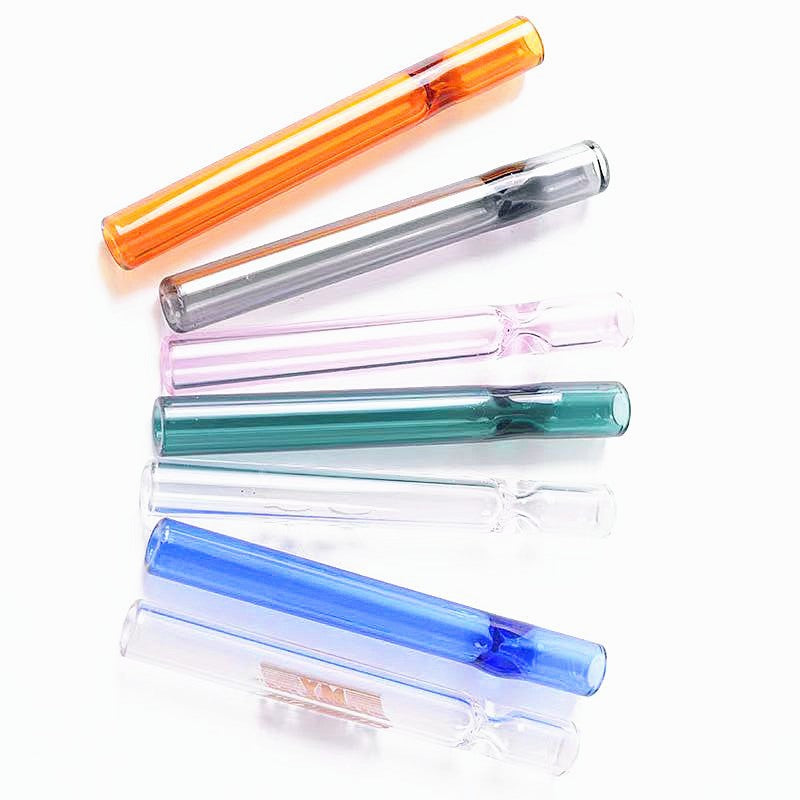 High Borosilicate Glass Shrinkage Type Straight Pipe Smoker Accessories