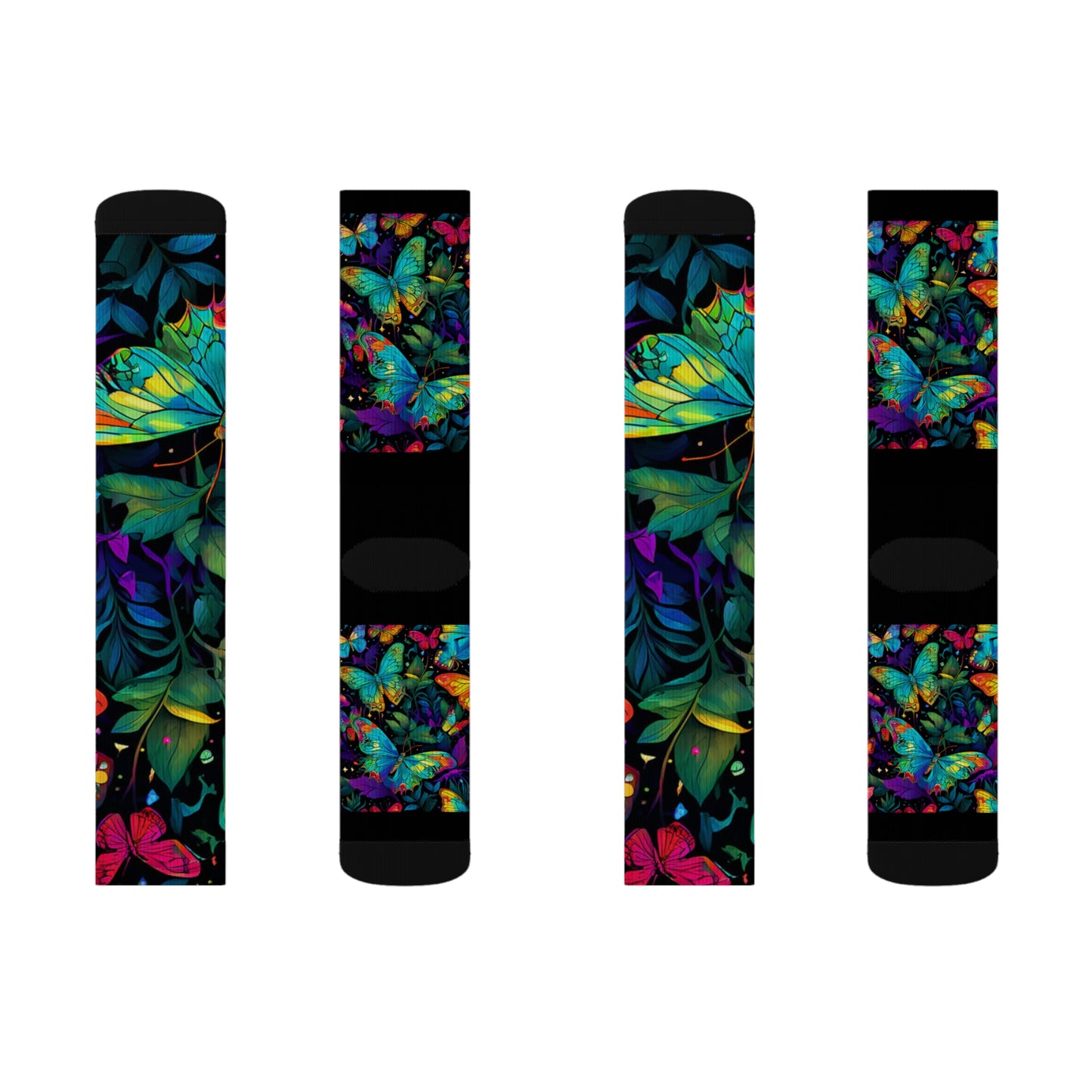 Butterfly Illumination Sublimation Socks