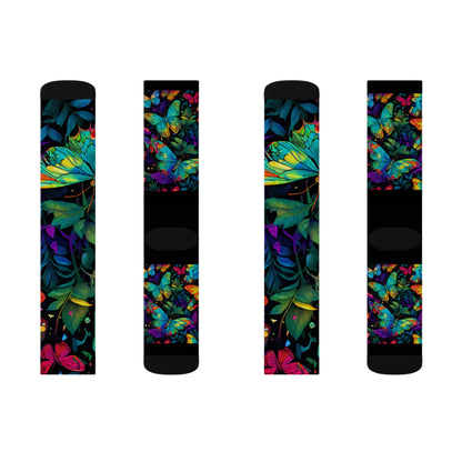 Butterfly Illumination Sublimation Socks