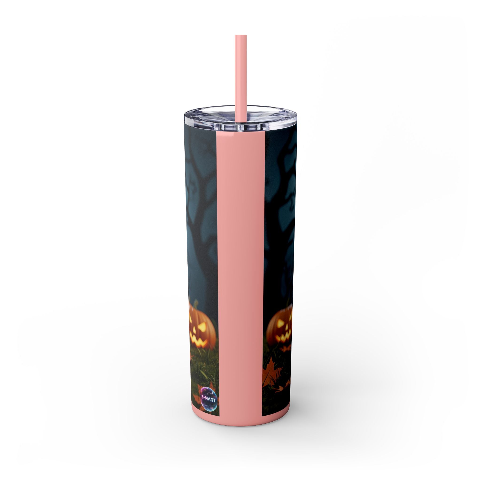 Halloween Mr. Pickle Tumbler, 20oz Skinny Tumbler with Straw, Fun for Parties, Trick or Treat, Kids Gift, Spooky Decor