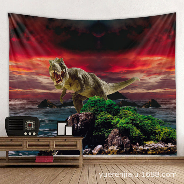 Dinosaur Wall Beach Carpet Cloth