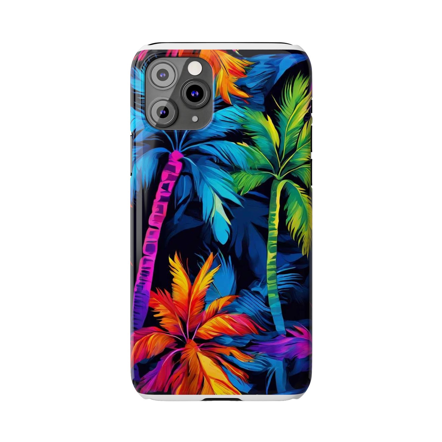 Dark Palm Slim Phone Cases