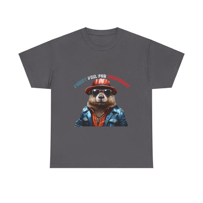 Punxy Phil For President Unisex Heavy Cotton Tee