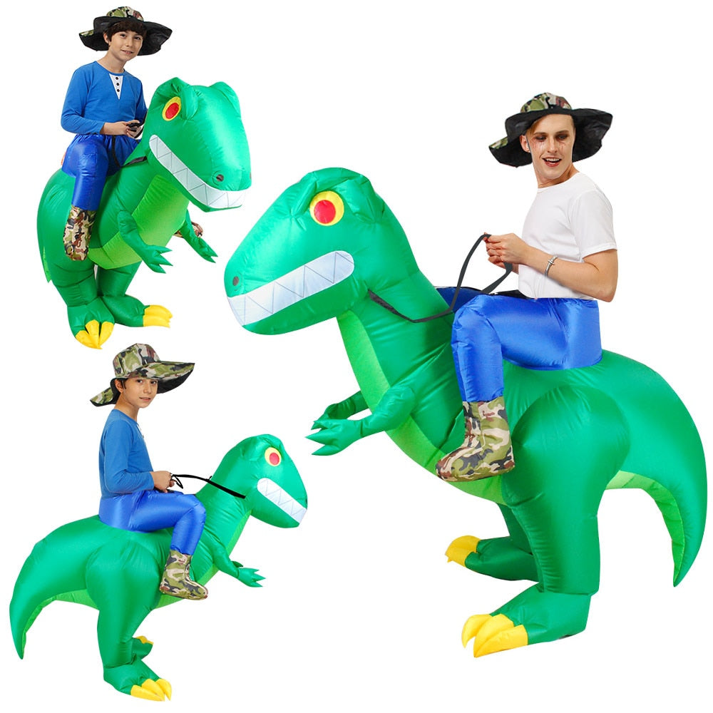 Dinosaur inflatable suit