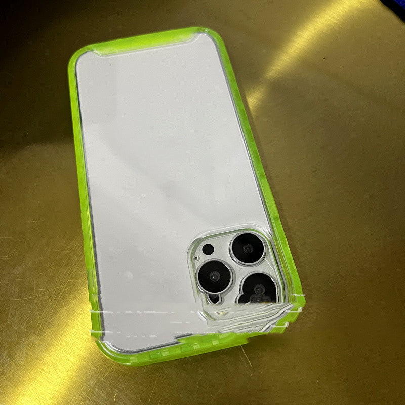 Glow-in-the-dark Green Candy Bezel Applies To The Phone Case