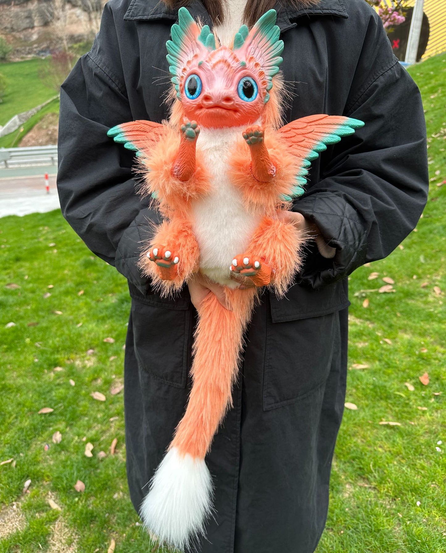 Fantasy Creature Angle Flying Dragon Doll