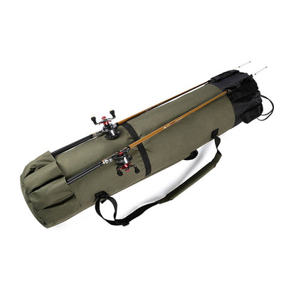 Fishing Rod Fishing Gear Cylindrical Fishing Bag