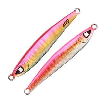 Luminescent colored artificial fishing lure