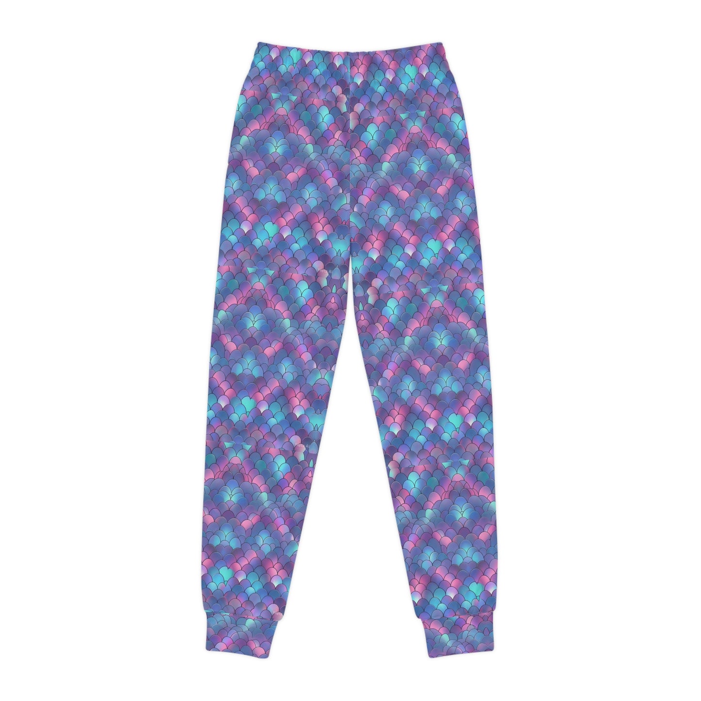 Youth Joggers with Colorful Geometric Pattern - Trendy Comfort for Active Kids