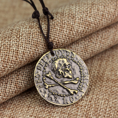 Pirate Gold Coin Necklace