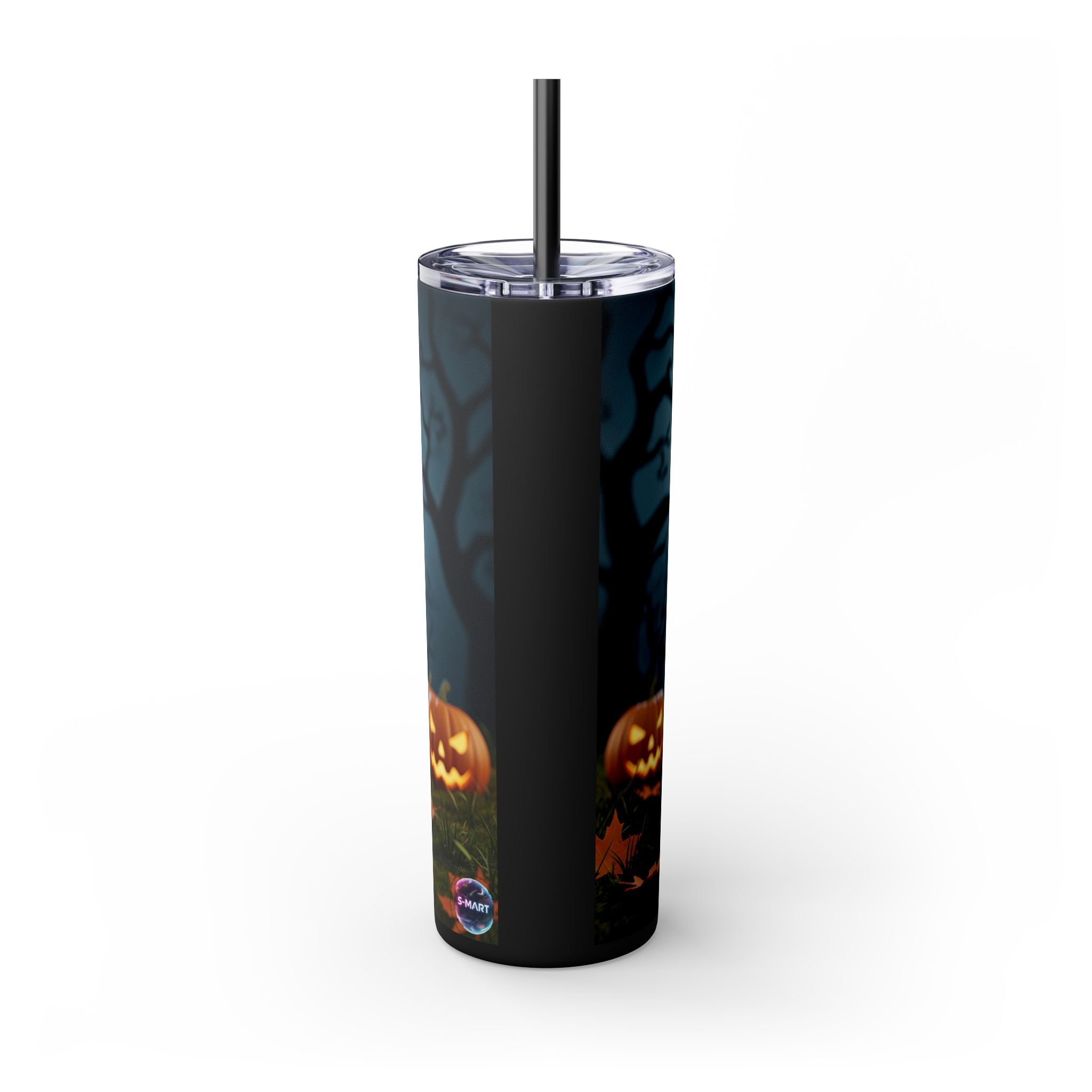 Halloween Mr. Pickle Tumbler, 20oz Skinny Tumbler with Straw, Fun for Parties, Trick or Treat, Kids Gift, Spooky Decor