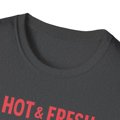 Hot & Fresh Vegetable Graphic T-Shirt, Fun Unisex Tee, Cute Foodie Gift, Summer Outfit, Vegan Fashion Statement