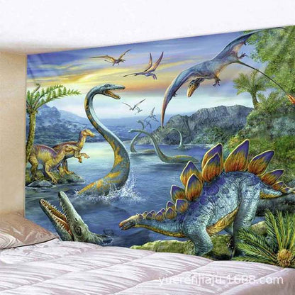 Dinosaur Wall Beach Carpet Cloth