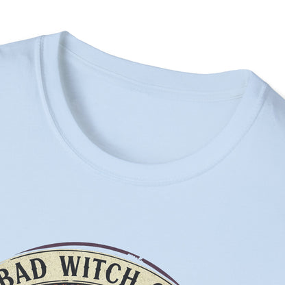 Unisex Bad Witch Club T-Shirt | Boho Style Tee, Witchy Gifts, Halloween Outfit, Casual Wear, Occult Apparel