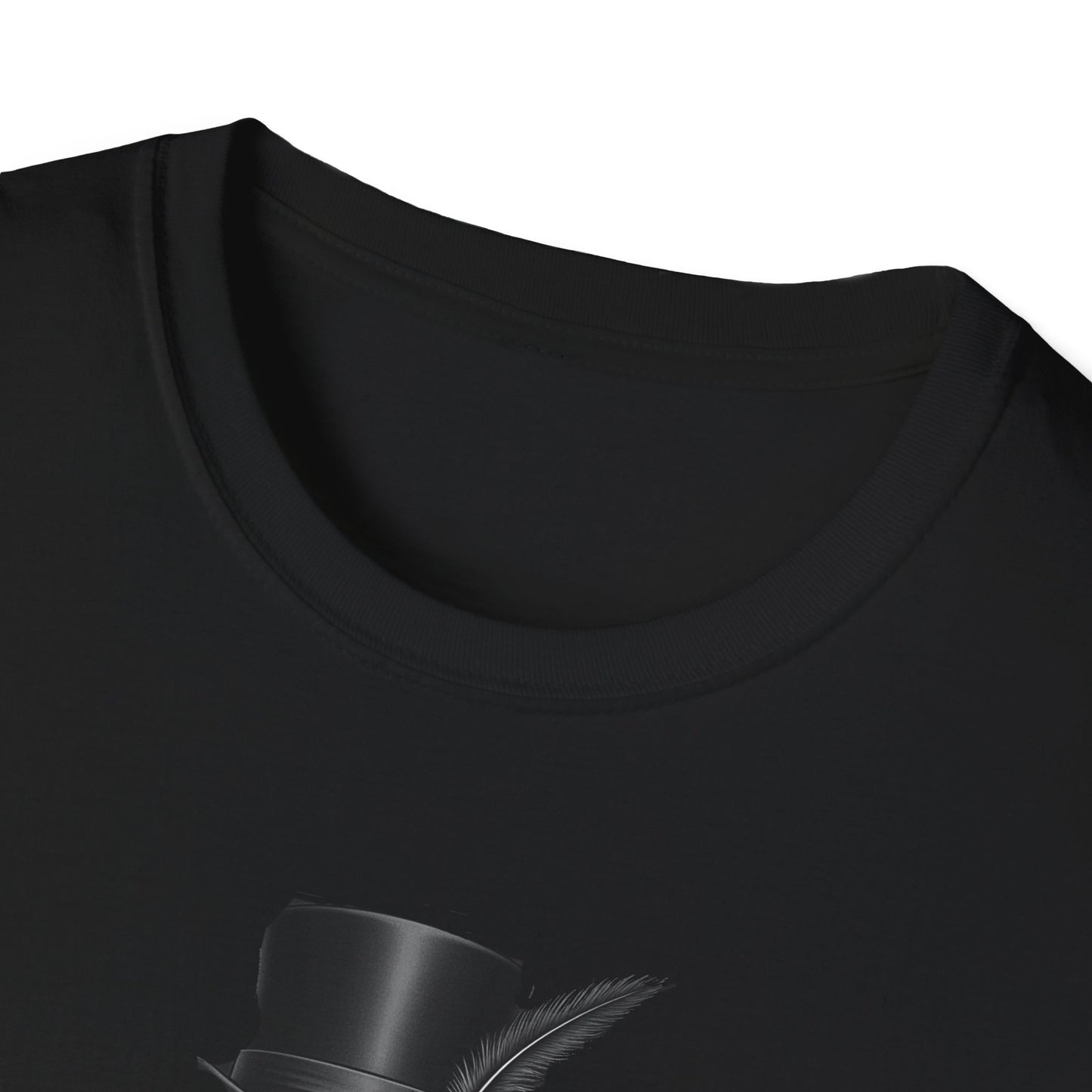 Dapper Dans Top Hat Emporium T-Shirt, Skeleton Shirt, Unisex Graphic Tee, Halloween Apparel, Unique Gift for Goth Style