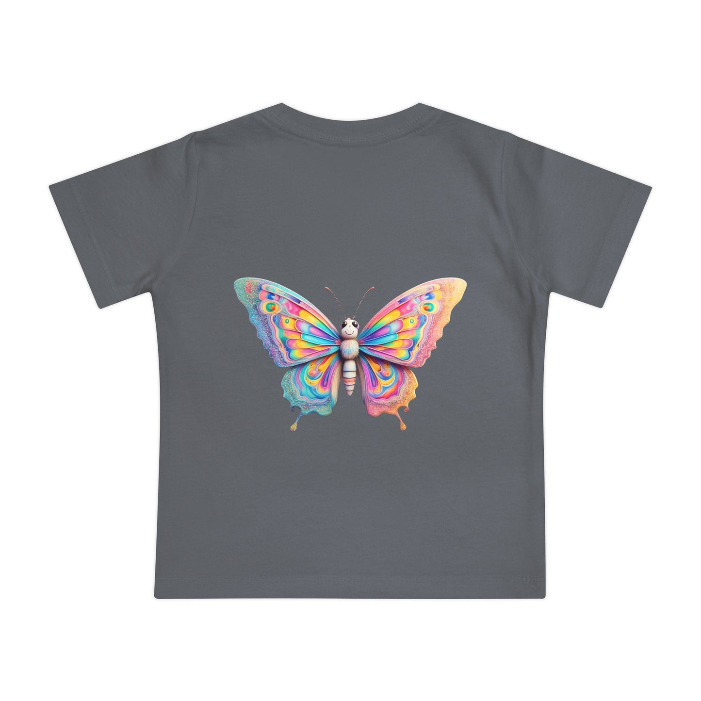 Colorful Baby Tiger & Butterfly Short Sleeve T-Shirt