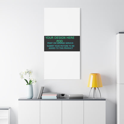 Custom Matte Canvas Print - Create Your Design