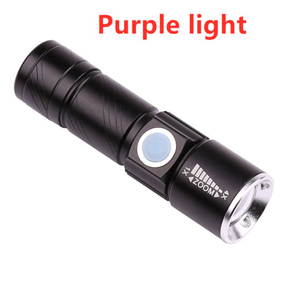 Rechargeable Mini Aluminum Flashlight