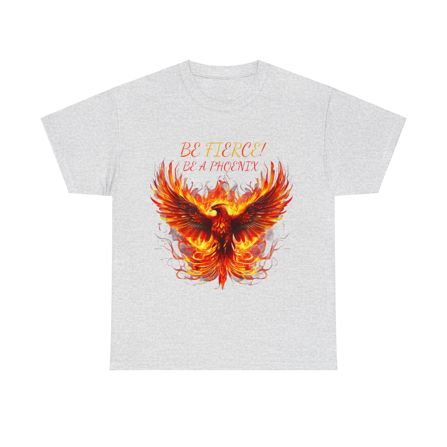 Fierce Like A Phoenix Unisex Heavy Cotton Tee