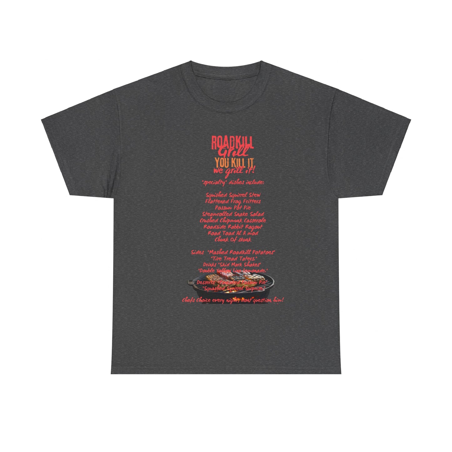 Road Kill Grill Unisex Heavy Cotton Tee