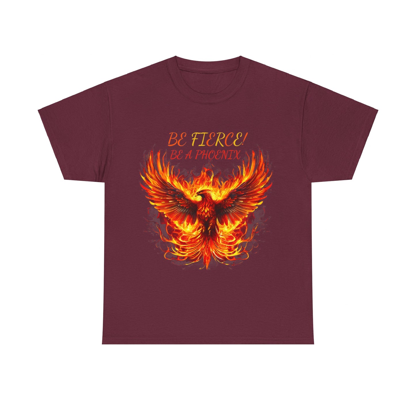 Fierce Like A Phoenix Unisex Heavy Cotton Tee