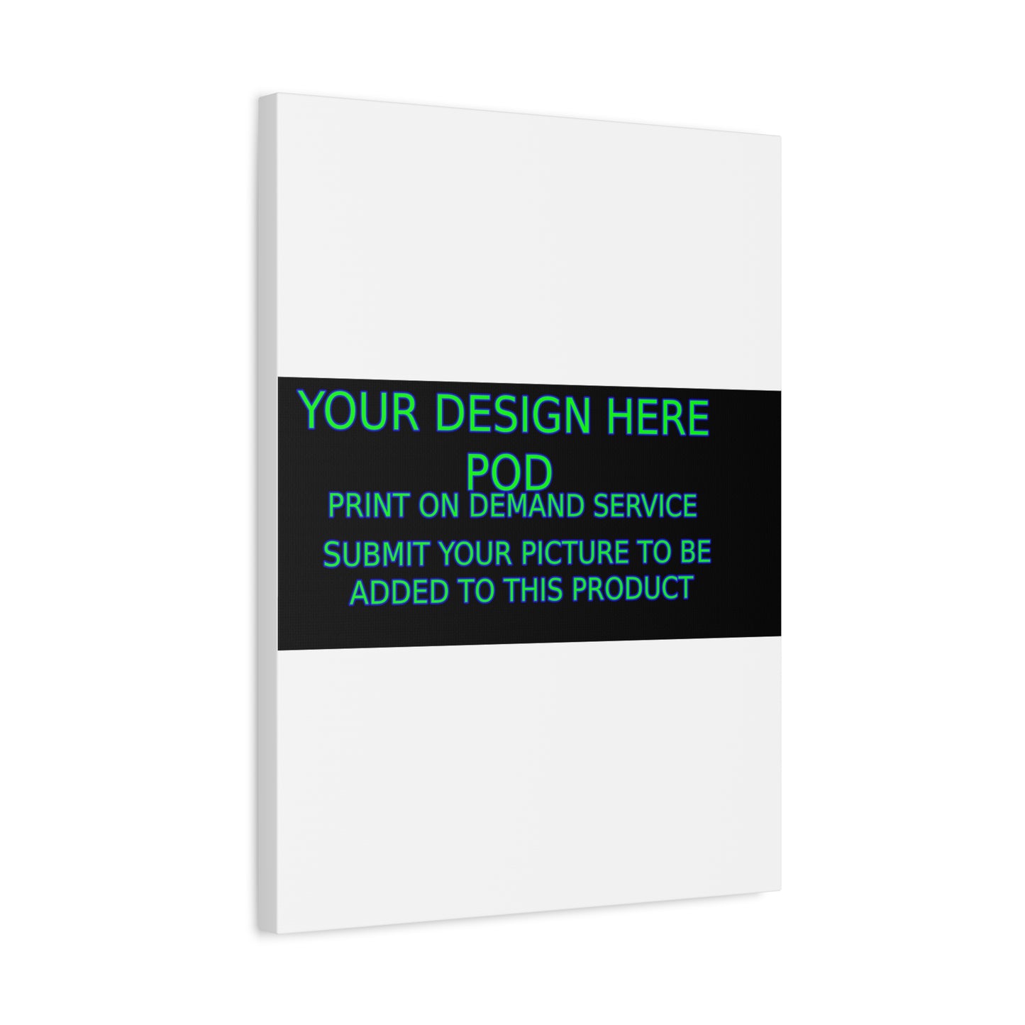 Custom Matte Canvas Print - Create Your Design